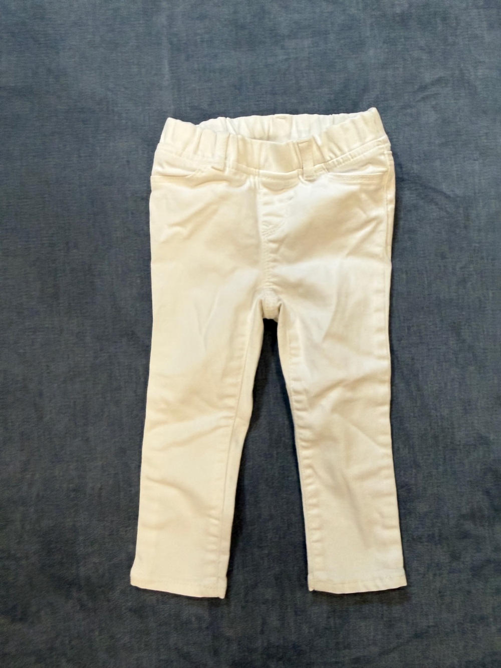 GAP White Kids Stretch Pull-On Pants